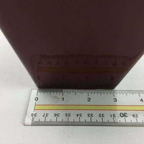 Unbranded Accents Red Square Vase Centerpiece Flower Arrangement